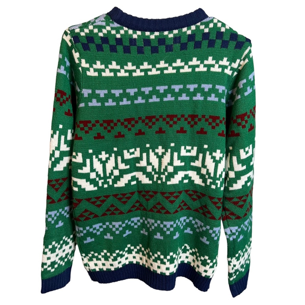 Holiday Time Multicolored Meowy Christmas Sweater XL nwt - Picture 4 of 6